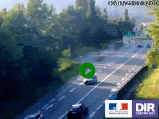 Webcam info trafic à proximité de Vizille sur la N85, au niveau du point de vue du Saut du Moine à Champagnier