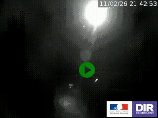 Webcam routière sur la RN7 à hauteur de Toulon-sur-Allier, entre Moulins et Vichy