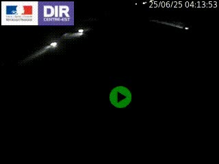 Webcam traffic à Grenoble-sud sur l'autoroute A480. Vue orientée vers l'entrée et la sortie de Grenoble