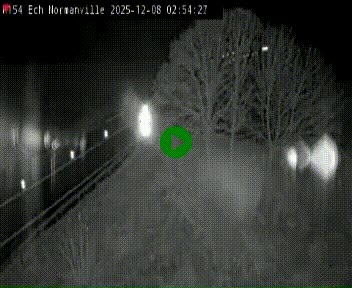 Webcam à hauteur du Leclerc Normanville sur la N154. Vue orientée vers Rouen