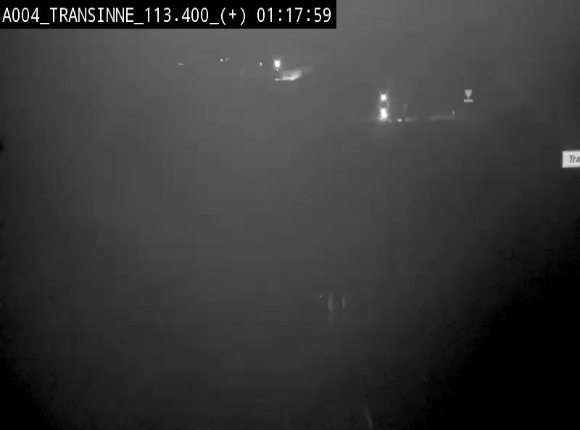 Webcam dans les Ardennes sur l'E411 à hauteur de Transinne. Vue orientée vers le sud de la Belgique