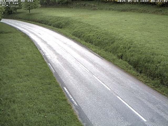 Webcam à Allarmont dans les Vosges, sur la RD392