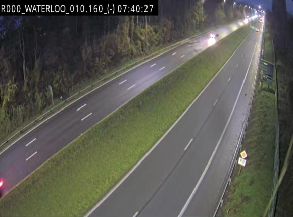 Webcam autoroute Belgique - Waterloo - R0 (ring de Bruxelles) - BK 12.3