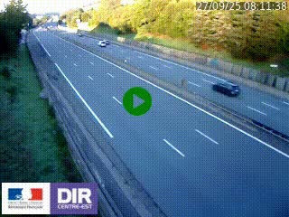 Webcam routière à Saint-Etienne-Terrenoire sur la RN88 avant la jonction entre l'A72 et le Boulevard Périphérique de Saint-Etienne