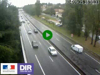 Webcam routière à Le Chambon-Feugerolles sur la RN88 entre Firminy et Saint-Etienne
