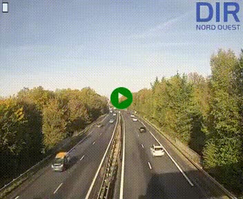 Webcam sur le périphérique de Caen (N814) à l'est de la ville, à Mondeville hauteur de la sortie 2, Presqu'île-Rives de l'Orne, au bout de l'autoroute A13