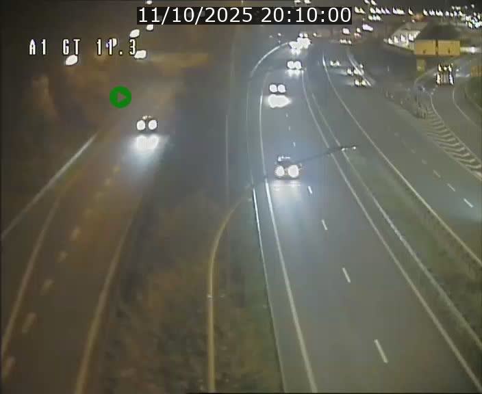 Traffic live webcam Luxembourg Senningerberg - A1 direction Allemagne - BK 11.3