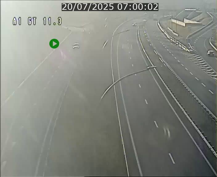 Traffic live webcam Luxembourg Senningerberg - A1 direction Allemagne - BK 11.3