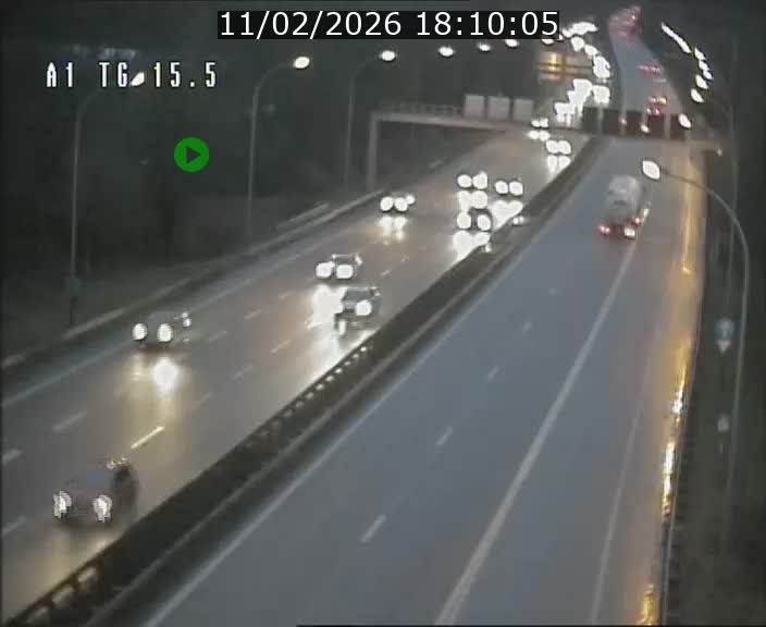Traffic live webcam Luxembourg Munsbach - A1 direction Luxembourg - BK 15.5