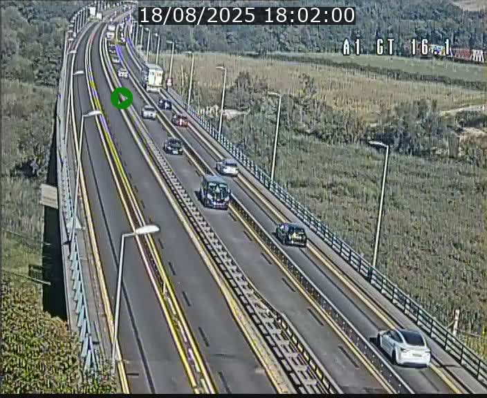 Traffic live webcam Luxembourg Niederanven - A1 direction Allemagne - BK 16.1