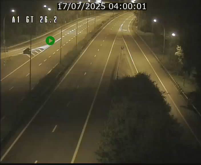Traffic live webcam Luxembourg Grevenmacher - A1 direction Allemagne - BK 26.2