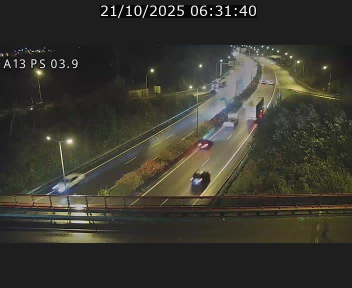 Traffic live webcam Luxembourg Ehlerange - A13 direction Esch-sur-Alzette - BK 6.8