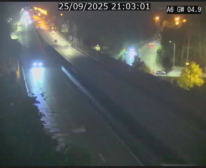 Traffic live webcam Luxembourg Croix de Cessange - A6 - BK 4.9 - direction Belgique