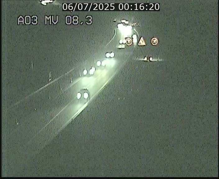 Webcam Autoroute après la Croix de Bettembourg en direction de Luxembourg sur l'A3