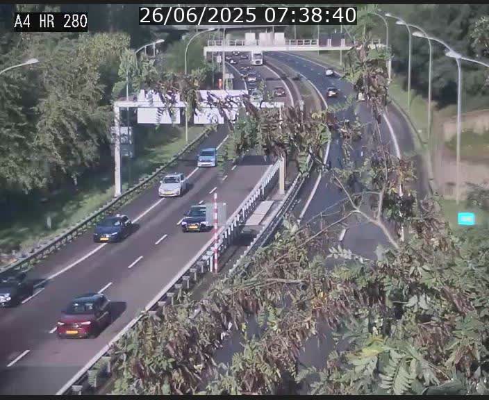 Webcam traffic A4 Luxembourg - BK 0.2 - P+R Bouillon (direction Luxembourg)