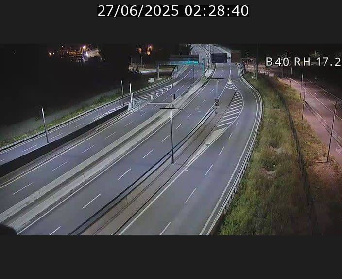 Webcam sur le contournement d'Esch Belval à hauteur de la sortie Université de Luxembourg. Vue orientée vers Luxembourg