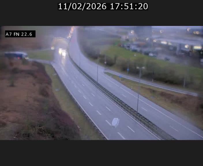 Caméra trafic Luxembourg - A7, Colmar-berg direction Mersch