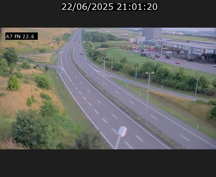 Caméra trafic Luxembourg - A7, Colmar-berg direction Mersch