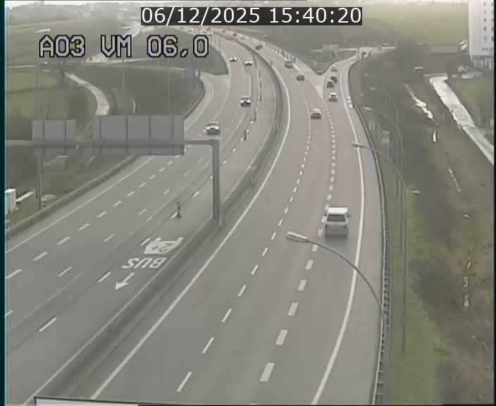 Traffic live webcam Luxembourg Aire de Berchem - A3 - BK 6 - direction France