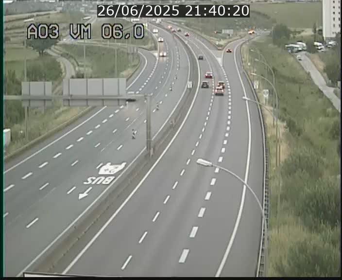Traffic live webcam Luxembourg Aire de Berchem - A3 - BK 6 - direction France
