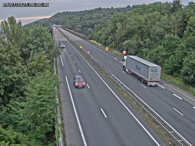 Caméra autoroute France - A30, Hayange direction Metz