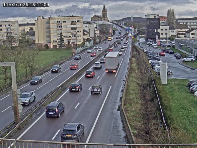 Caméra autoroute France - A31, Thionville direction Metz