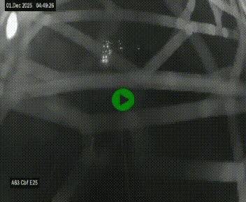 Webcam autoroute A63 en périphérie de Bordeaux au sud-est de la ville, en provenance du bassin d'Arcachon. Vue orientée vers Bordeaux