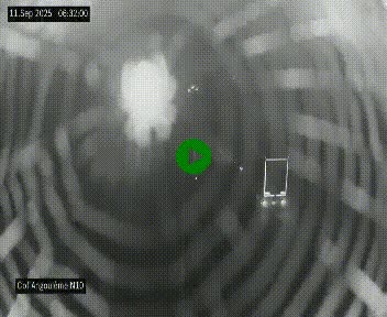 Webcam routière à la fin de la N10, en périphérique ouest d'Angouleme, proche de la jonction avec l'A10