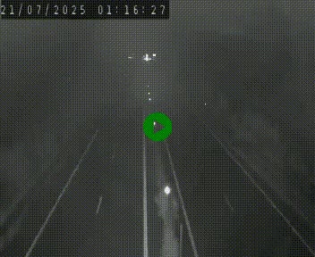 Caméra autoroute A75 à hauteur de Coudes, en direction de Clermont-Ferrand