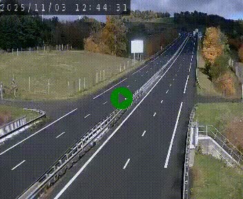 Caméra autoroutière France - A75, Coren, en direction de Montpellier