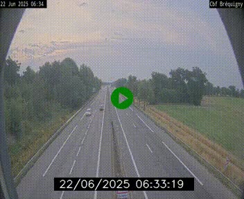 Webcam sur le périphérique de Rennes (N136) à hauteur du quartier Bréquigny, au sud de la ville