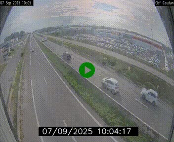 Webcam sur la N165 à hauteur de Caudan, dans le Morbihan.