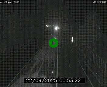 Webcam sur le périphérique de Rennes (N136) à hauteur de Maurepas, au nord de la ville