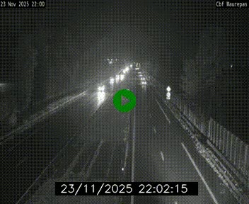 Webcam sur le périphérique de Rennes (N136) à hauteur de Maurepas, au nord de la ville