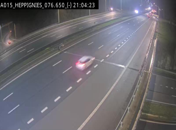 Webcam autoroute Belgique - Heppignies - E42 direction Namur - BK 76.4