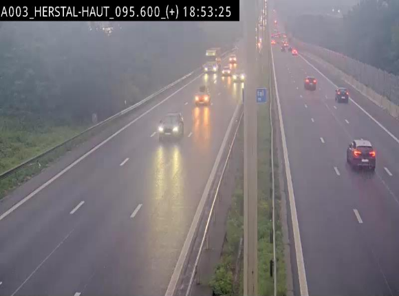 Webcam autoroute Belgique - Herstal - E40 direction Aix-la-Chapelle - BK 97