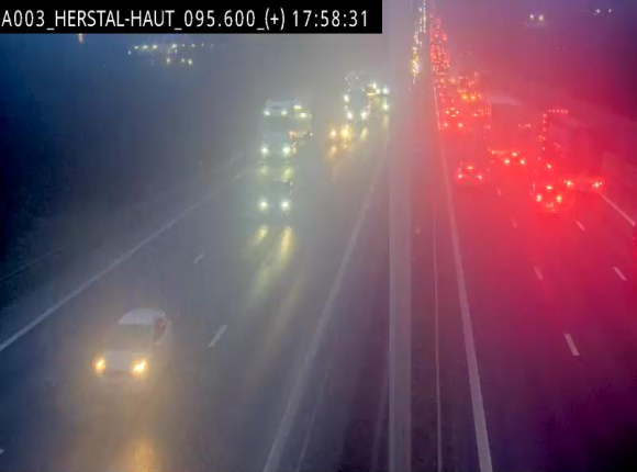 Webcam autoroute Belgique - Herstal - E40 direction Aix-la-Chapelle - BK 97