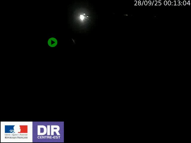 Webcam sur le contournement de Valence, sur la Nationale 7, à la jonction avec la N532, caméra orientée vers Grenoble
