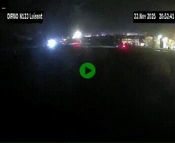 Webcam en périphérie de Chartres sur la N123, à hauteur de Luisant. Vue orientée vers Chartres