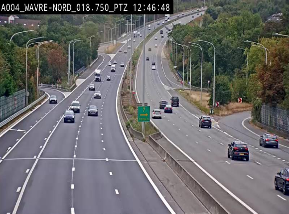 Webcam traffic E411(A4) - BK 18.7 - Bierges (Wavre Nord)