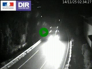Caméra trafic sur la N90 à Bourg-Saint-Maurice, en provenance d'Aoste et en direction d'Albertville