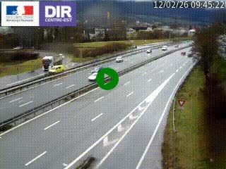 Caméra routière à hauteur de la sortie 15 Chambéry-centre au PK 4,103 en direction d'Albertville