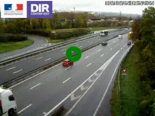 Caméra routière à hauteur de la sortie 15 Chambéry-centre au PK 4,103 en direction d'Albertville