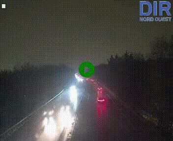 Webcam sur le périphérique de Caen (N814) à l'est de la ville, à Mondeville hauteur de la sortie 2, Presqu'île-Rives de l'Orne, au bout de l'autoroute A13