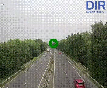 Webcam sur le périphérique de Caen (N814) à l'est de la ville, à Mondeville hauteur de la sortie 2, Presqu'île-Rives de l'Orne, au bout de l'autoroute A13