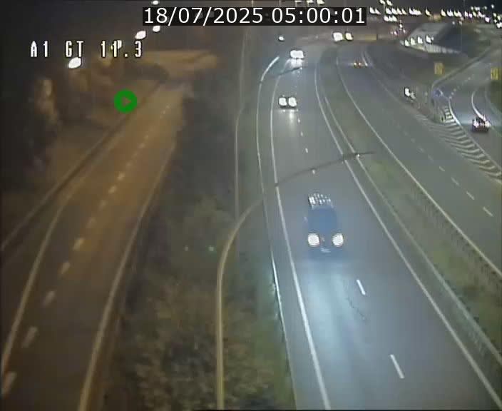 Traffic live webcam Luxembourg Senningerberg - A1 direction Allemagne - BK 11.3