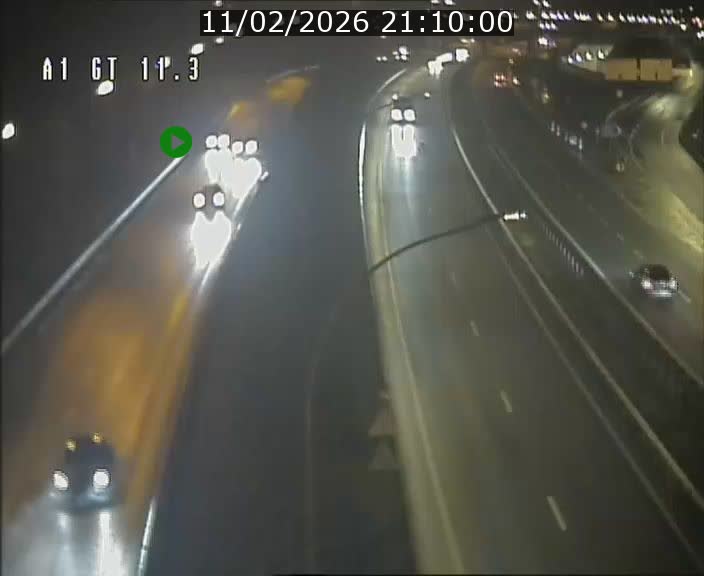 Traffic live webcam Luxembourg Senningerberg - A1 direction Allemagne - BK 11.3