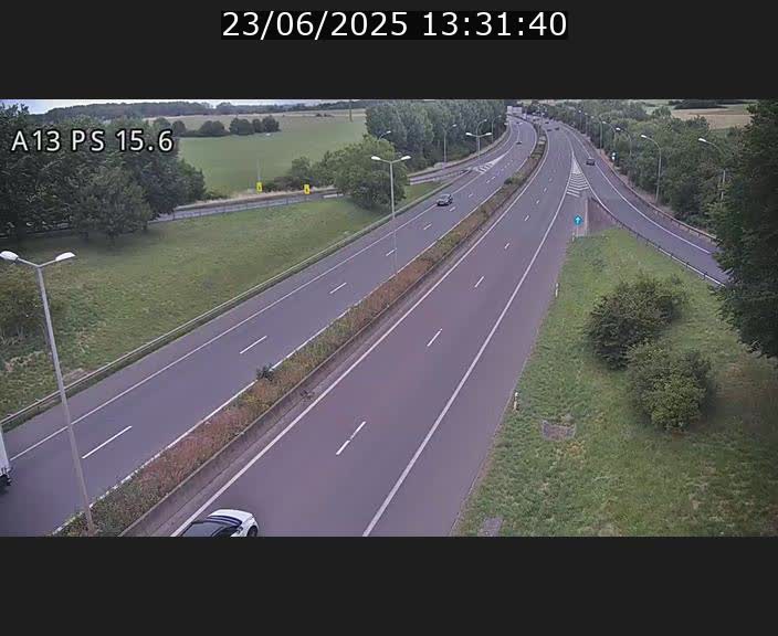 Traffic live webcam Luxembourg Kayl - A13 direction Dudelange - BK 15.6