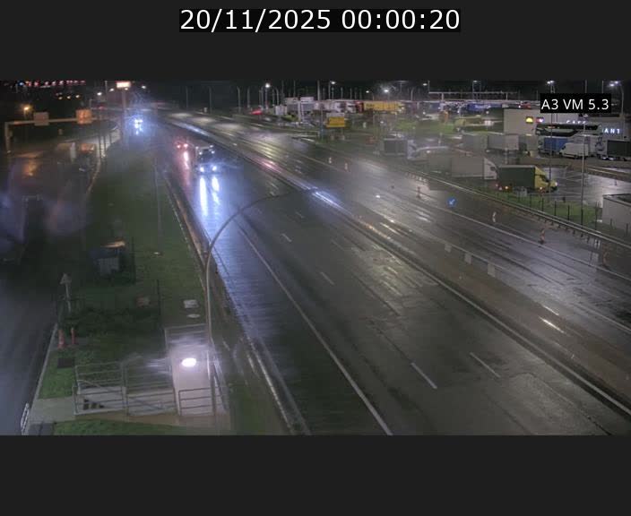 Traffic live webcam Luxembourg Aire de Berchem - A3 - BK 5 - direction France
