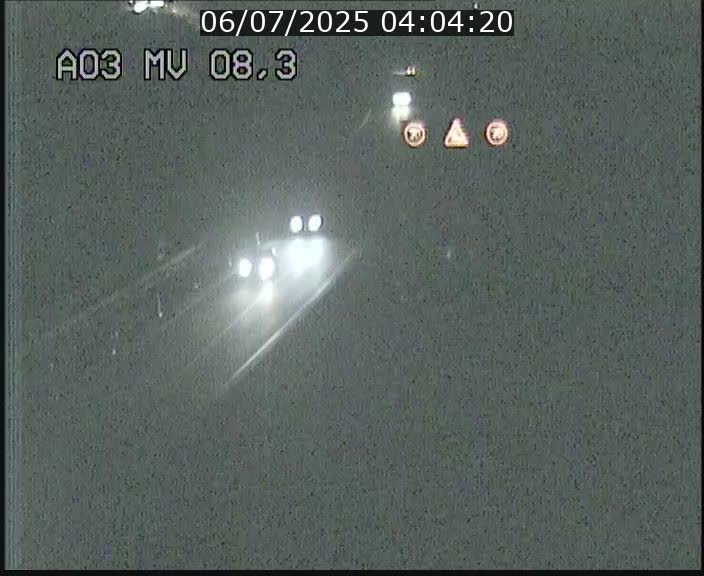 Webcam Autoroute après la Croix de Bettembourg en direction de Luxembourg sur l'A3